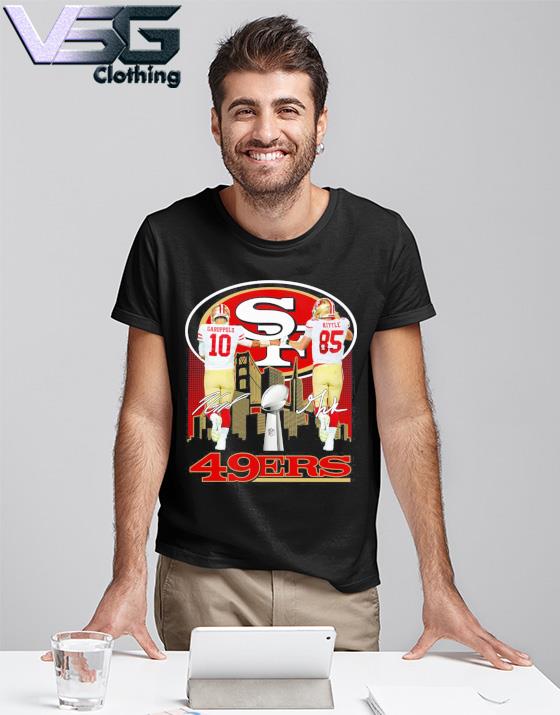 Official jimmy garoppolo and george kittle signatures shirt, hoodie,  sweater, long sleeve and tank top