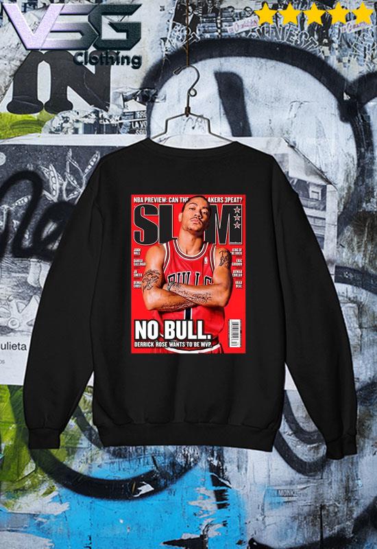 Derrick Rose Slam no bull Derrick Rose wants to be MVP T-shirt - Kingteeshop