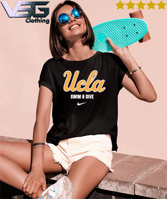 UCLA Swim & Dive Nike Hooded Sweatshirt - black and white — Season Tees