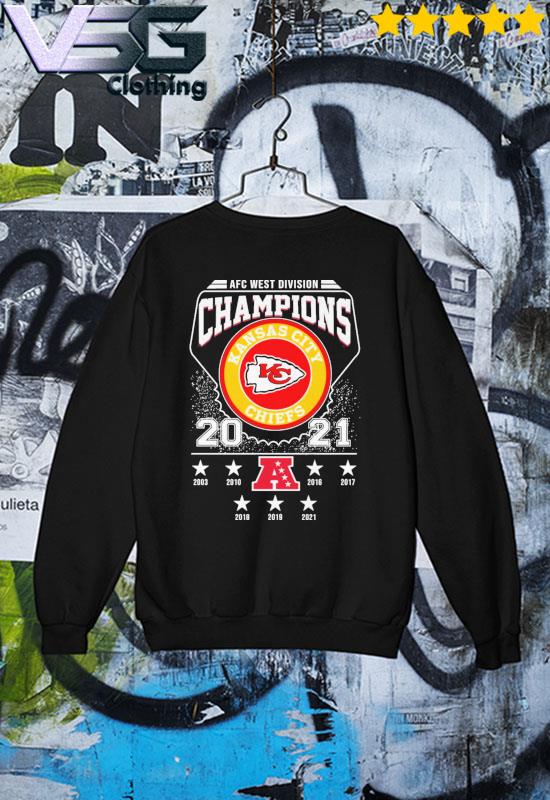 Official Kansas City Chiefs Afc West 2021 Champions T-Shirt, hoodie,  sweater, long sleeve and tank top