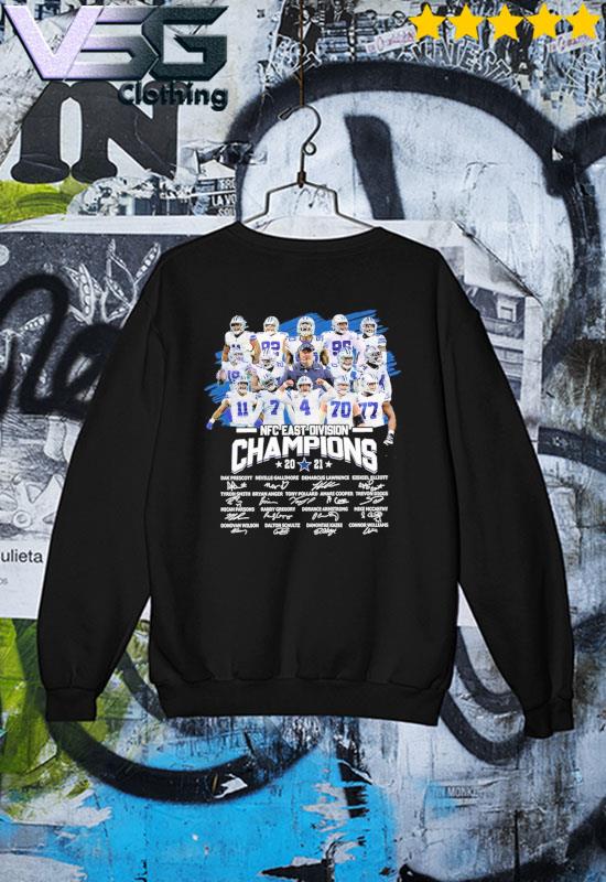 Dallas Cowboys NFC East Division Champions 2021 Cowboys Signatures