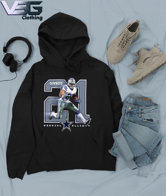 Ezekiel Elliott Navy Dallas Cowboys Powerhouse Player Graphic T