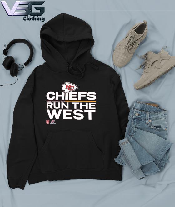 Kansas City Chiefs Run The West 2021 AFC West Division Champions Trophy  Collection T-shirt, hoodie, sweater, long sleeve and tank top