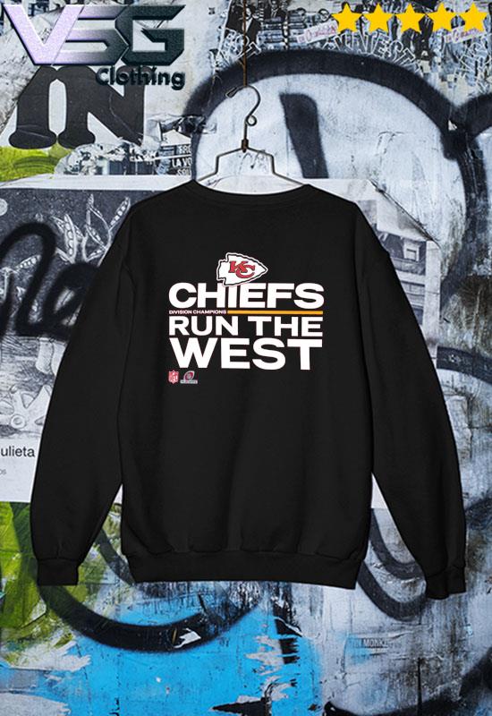 Kansas City Chiefs 2021 AFC Run The West Division Champions Trophy  Collection T-Shirt, hoodie, sweater, long sleeve and tank top