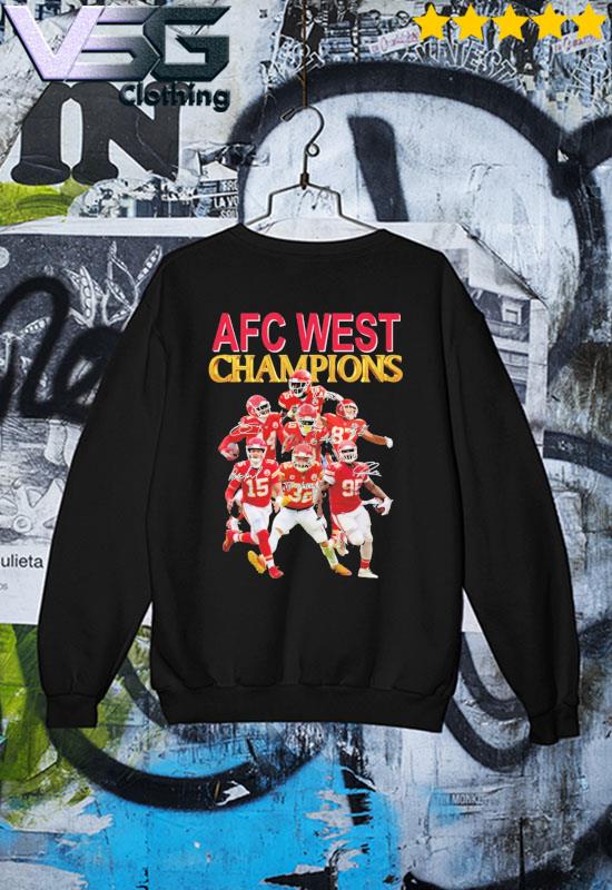 Kansas City Chiefs AFC West Champions 2021 Signatures Shirt, hoodie,  sweater, long sleeve and tank top