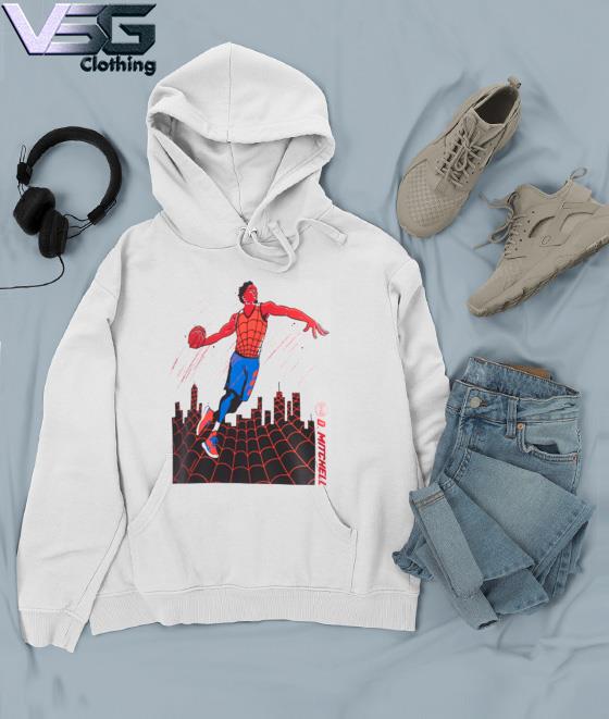 donovan mitchell spiderman hoodie