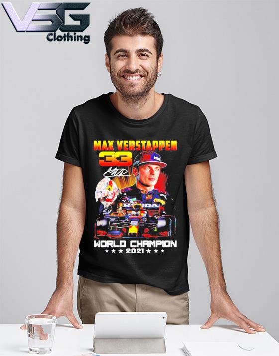 Max Verstappen 33 Red Bull Racing World Champion 2021 shirt