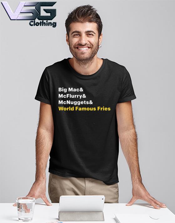 mcdonalds big mac t shirt