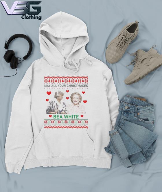 may all your christmases bea white sweatshirt