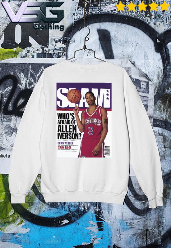 Allen iverson store slam cover shirt