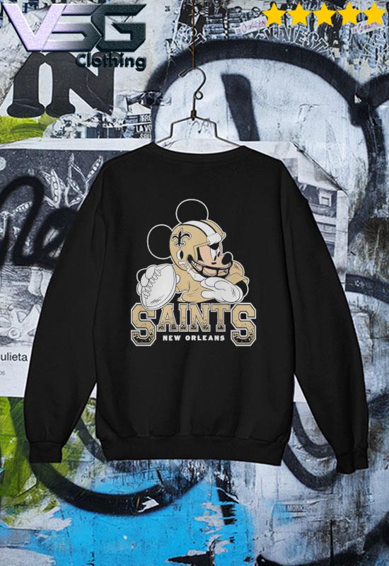 New Orleans Saints 'mickey Sunglasses' Black Tee 