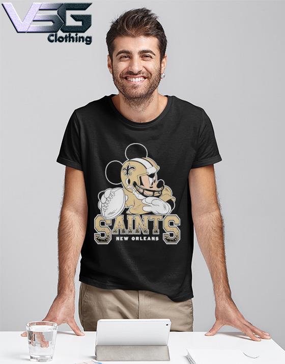 The New Orleans Saints Junk Food Disney Mickey QB 2021 T-Shirt