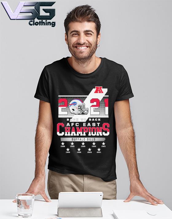 Buffalo Bills 2021 Back To Back AFC East Champions T-Shirt