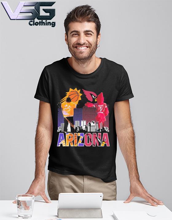 Arizona Sport Phoenix Sun Mascot And Arizona Cardinals Big Red Shirt,  hoodie, sweater, long sleeve and tank top