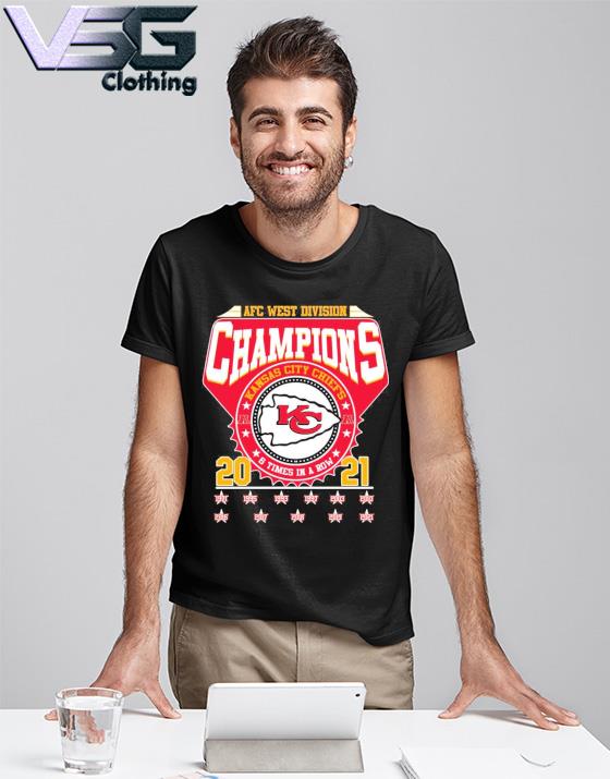 Kansas City Chiefs AFC West Division Champions 6 times in a row 2021 shirt,  hoodie, sweater, long sleeve and tank top