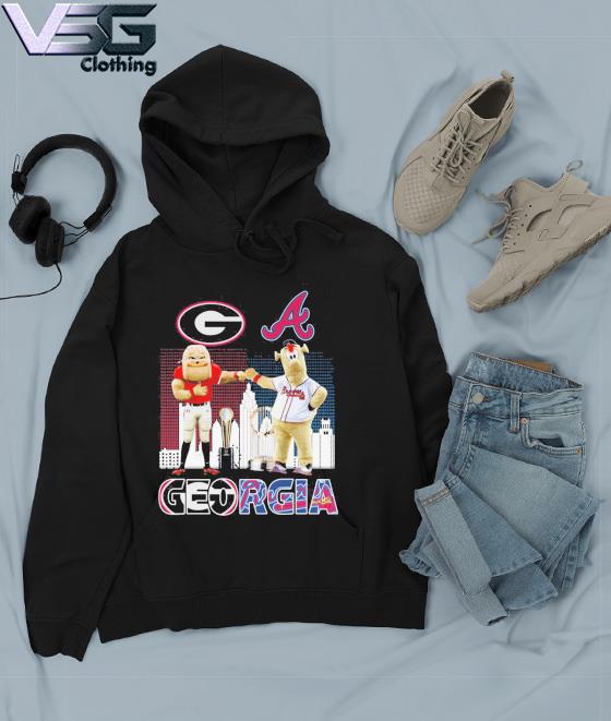 Georgia Bulldogs and Atlanta Braves champions Hairy Dawg and Blooper shirt,  hoodie, sweater and v-neck t-shirt
