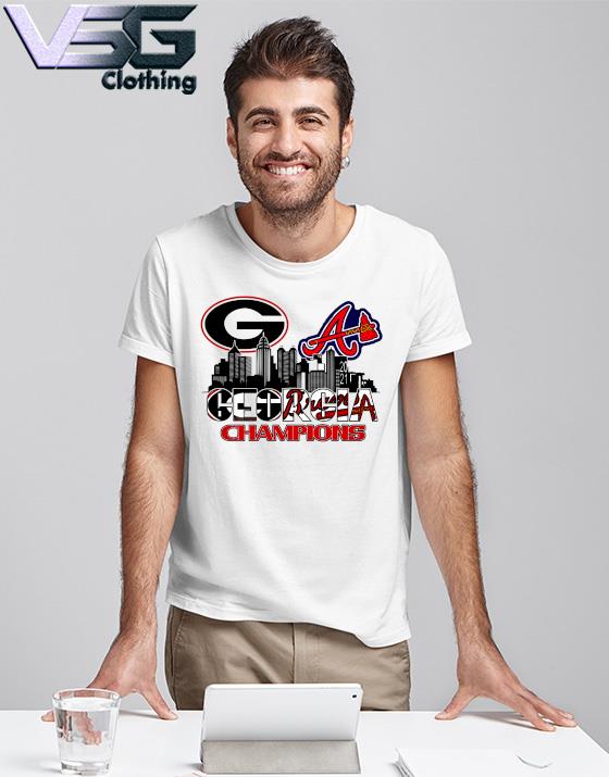 GA Champs Braves/UGA Short Sleeve T-Shirt