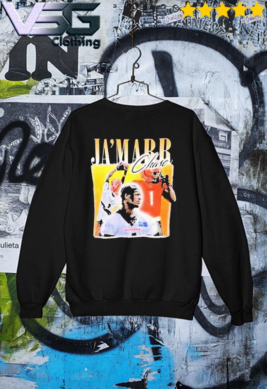 Ja'marr chase throwback new shirt, hoodie, longsleeve tee, sweater