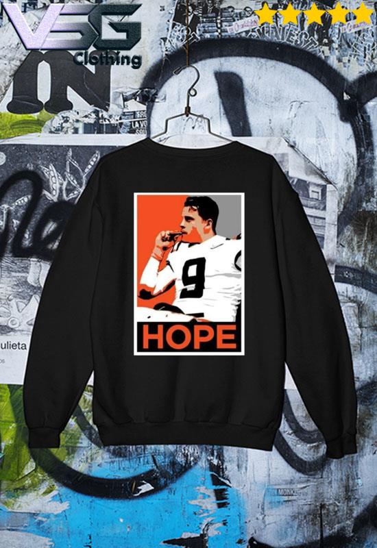 Joe Burrow 9 Cincinnati Bengals Hope T-Shirt