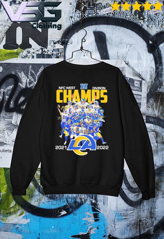 Los Angeles Rams 2021-2022 NFC West Division Champions shirt, hoodie,  sweater, long sleeve and tank top