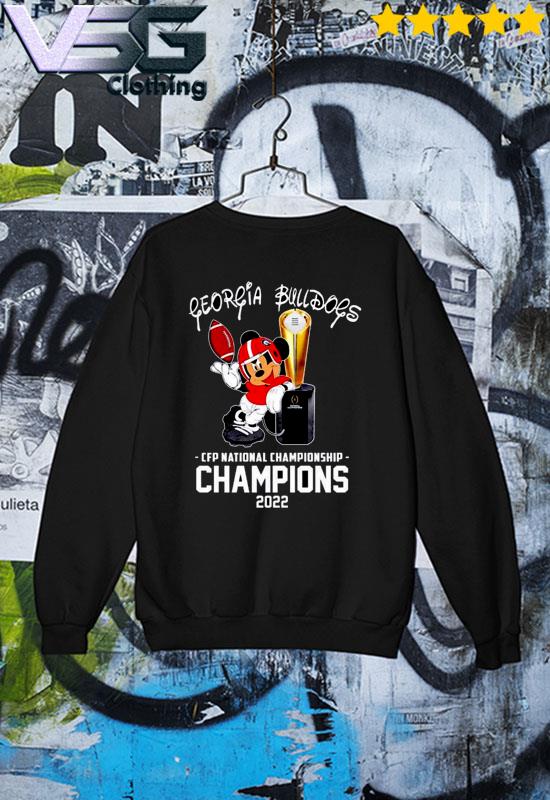 Mickey mouse georgia bulldogs champions 2022 cfp national