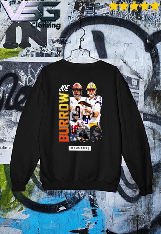 Cincinnati Bengals Joe Burrow Dreamathon Shirt, hoodie, sweater, long  sleeve and tank top