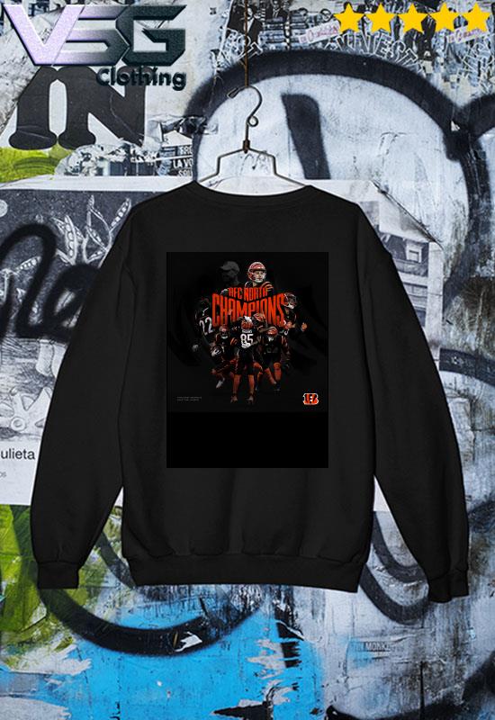 Official Cincinnati Bengals Team Sport AFC North Champions 2022 shirt,  hoodie, sweater, long sleeve and tank top