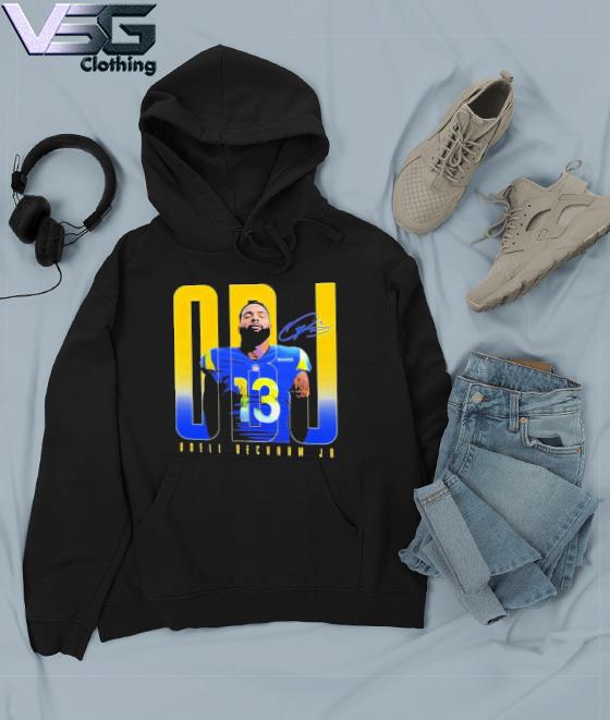 Odell Beckham Jr Los Angeles Rams Signature T-Shirt - Tentenshirts