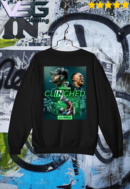 Philadelphia Eagles Go Birds Playoffs Clinched shirt - Kingteeshop