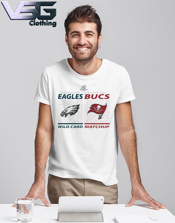 Philadelphia Eagles vs Tampa Bay Buccaneers 2021 NFL Wild Card Repeating  Duel Matchup T-Shirt, hoodie, sweater, long sleeve and tank top