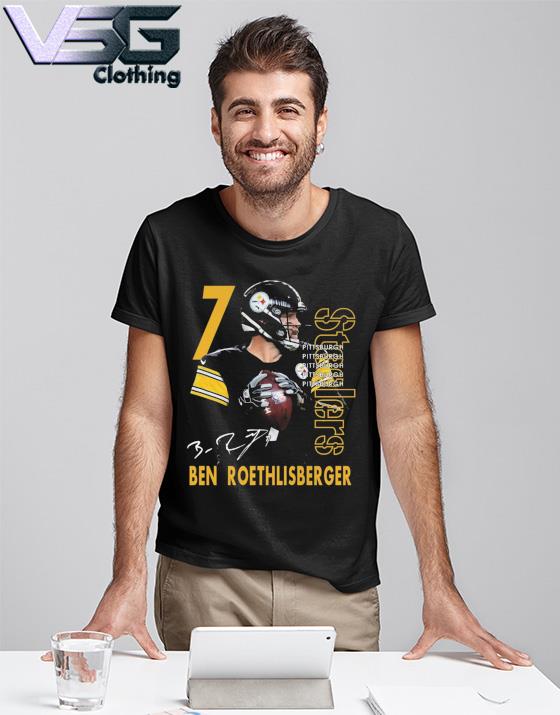 Ben Roethlisberger Shirt Big Ben 7 Signature Pittsburgh Steelers Gift -  Personalized Gifts: Family, Sports, Occasions, Trending