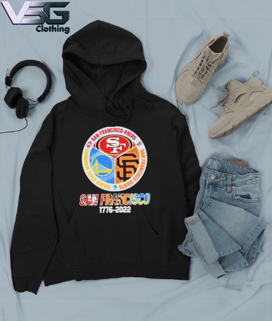 San Francisco All Team Sports Warriors 49ers And Giants American Flag Shirt,  hoodie, sweater, long sleeve and tank top