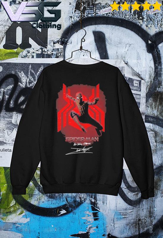 Spider Man No Way Home Tom Holland Signature Shirt hoodie