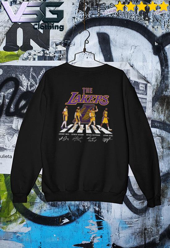 The Lakers Anthony Davis Westbrook And Lebron James Abbey Road