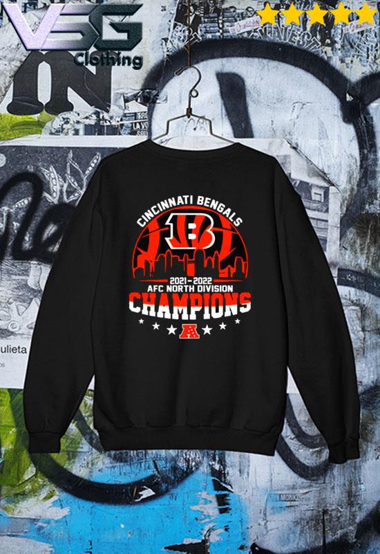 Cincinnati Bengals AFC North Champions 2021-2022 t-shirt, hoodie, sweater  and long sleeve