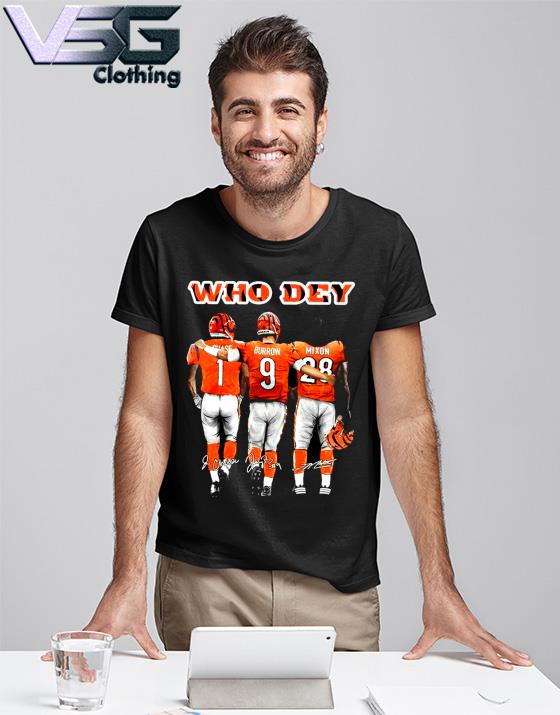 Burrow Who Dey Joe Cincinnati Bengals Shirt