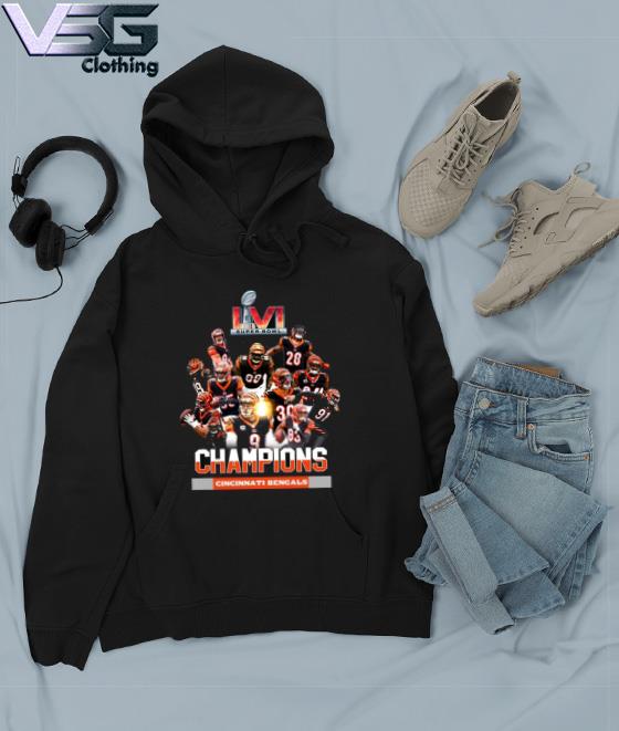 Team football Cincinnati Bengals LVI Super Bowl Champions shirt, hoodie,  sweater, long sleeve and tank top