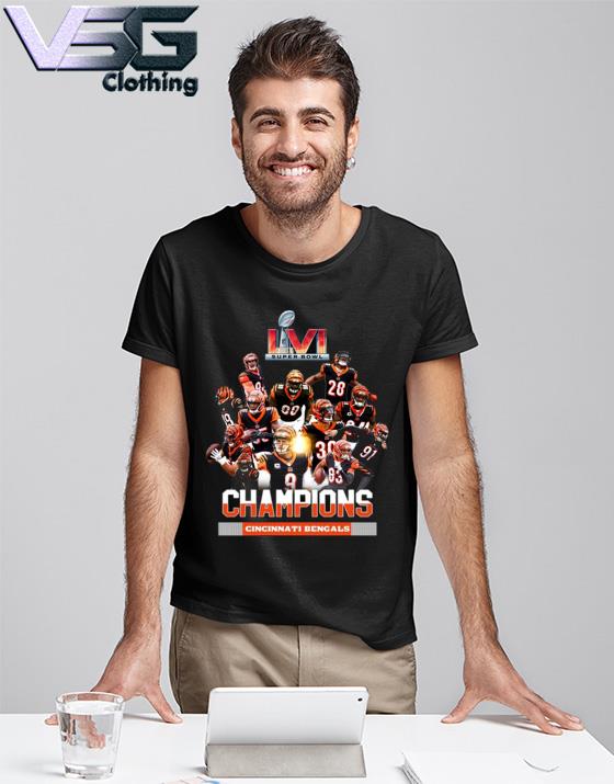 Team football Cincinnati Bengals LVI Super Bowl Champions shirt, hoodie,  sweater, long sleeve and tank top