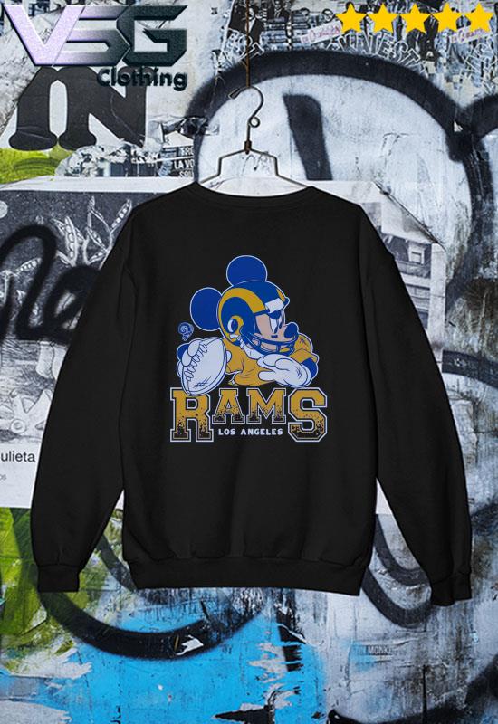 Disney Mickey Mouse Los Angeles Rams Shirt, hoodie, sweater, long