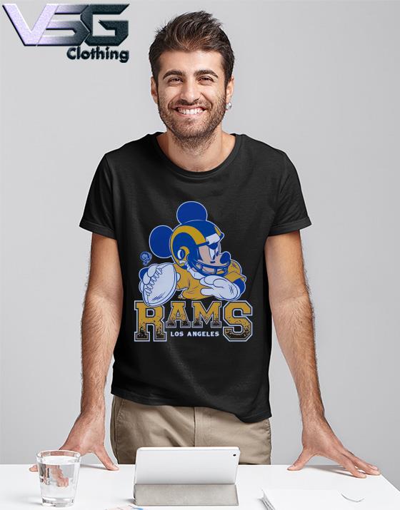 I Love The Rams Mickey Mouse Los Angeles Rams T-Shirt - T-shirts Low Price