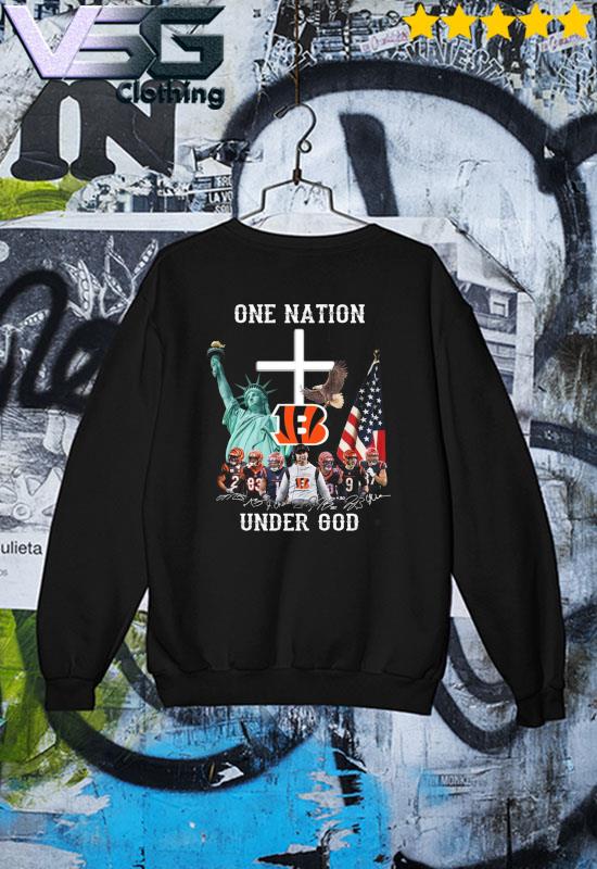 Cincinnati Bengals One Nation Under God Shirt - Jomagift