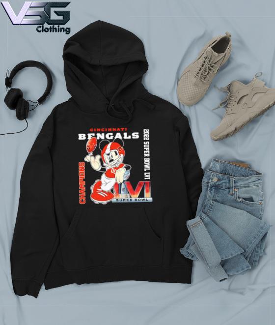 Mickey Mouse Cincinnati Bengals 2022 Super Bowl shirt, hoodie, sweater,  long sleeve and tank top