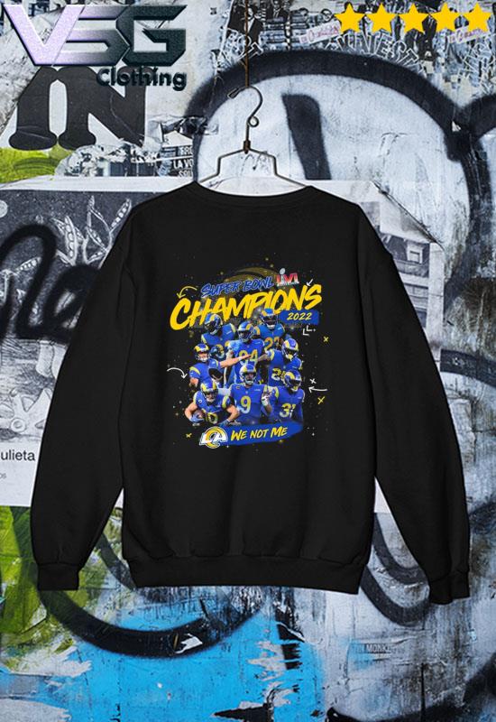 Los Angeles Rams Super Bowl LVI Champions players names shirt, hoodie,  sweater, long sleeve and tank top