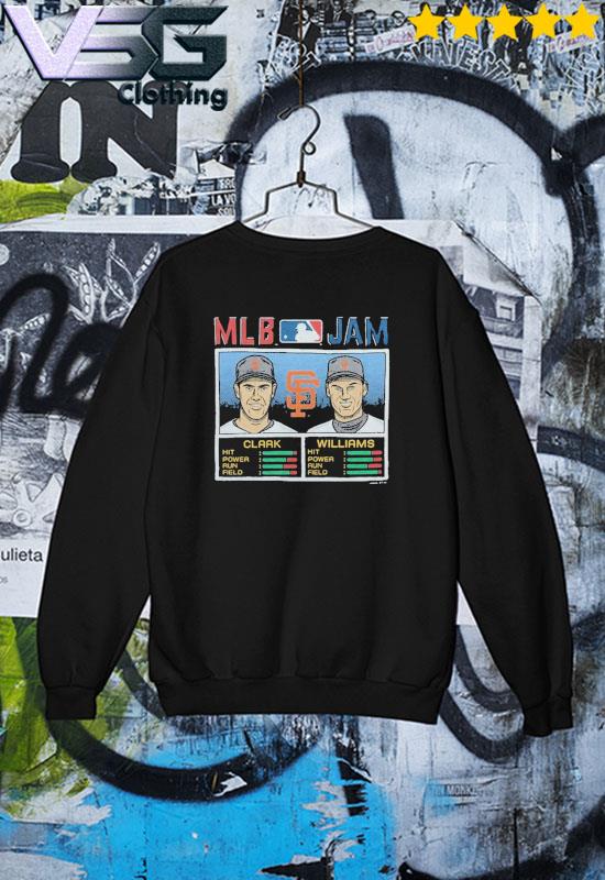 Official MLB Jam Giants Clark and Williams Shirt