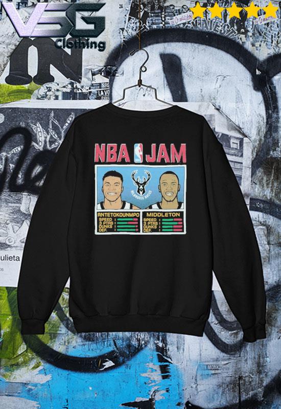 nba jam t shirt bucks