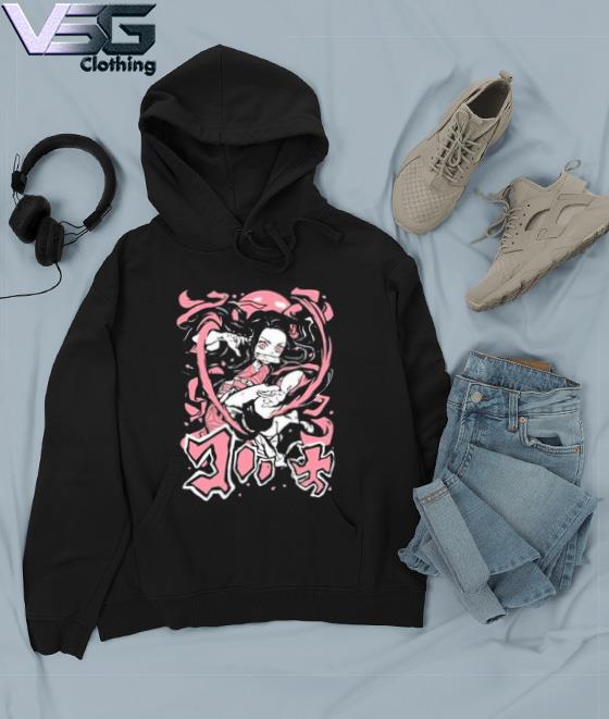 Demon Slayer Hoodie Sweatshirt Tshirt Embroidered Anime Shirts Nezuko  Kamado Embroidery Tee Demon Slayer Character Sweater Gifts NEW - Laughinks