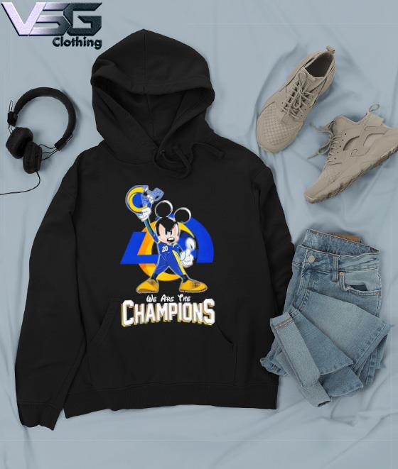 Mickey Mouse and Friends Los Angeles Rams 2021 2022 NFC Champions Funny T- Shirt - REVER LAVIE