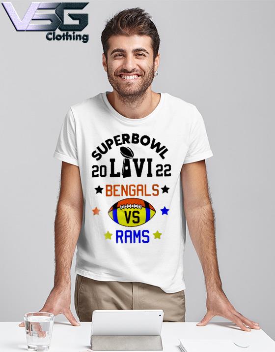 Super Bowl 2022 Rams Vs Bengals New Design T-Shirt