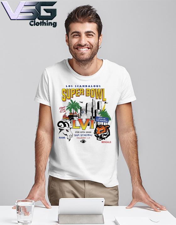 bengals rams super bowl shirts