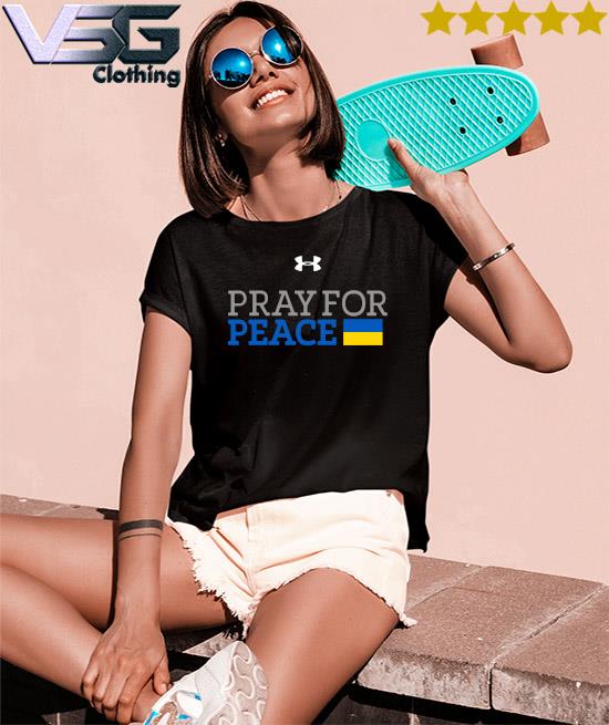 Awesome Under Armour Notre Pray For Peace Ukraine Shirt, hoodie, sweater, long sleeve and tank top